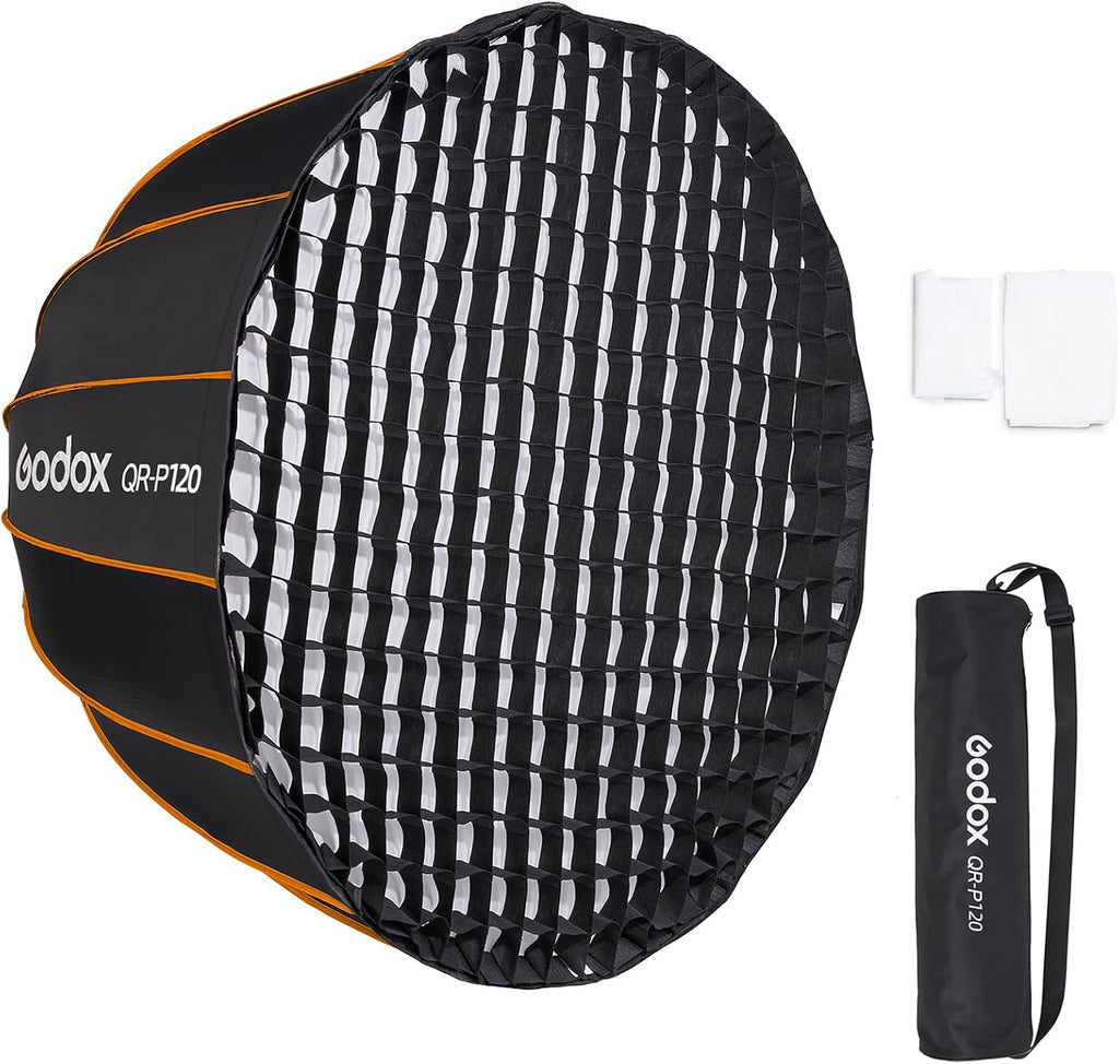Deep Parabolic Softbox with Grid and Carrying Bag C520