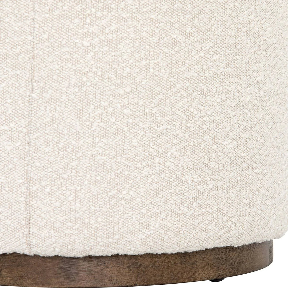 Knoll Natural Round Ottoman E7997