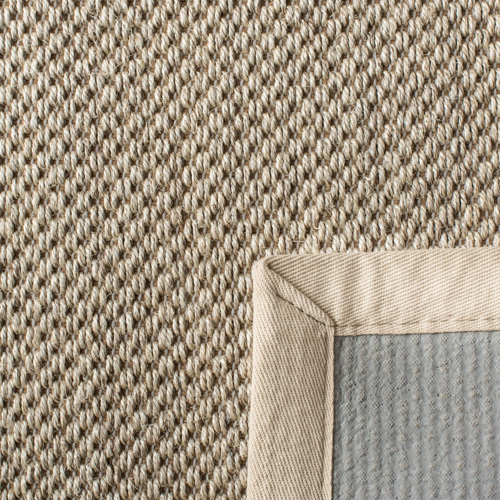 Natural Fiber Seagrass Area Rug, Marble/Beige, 9' x 12' C555