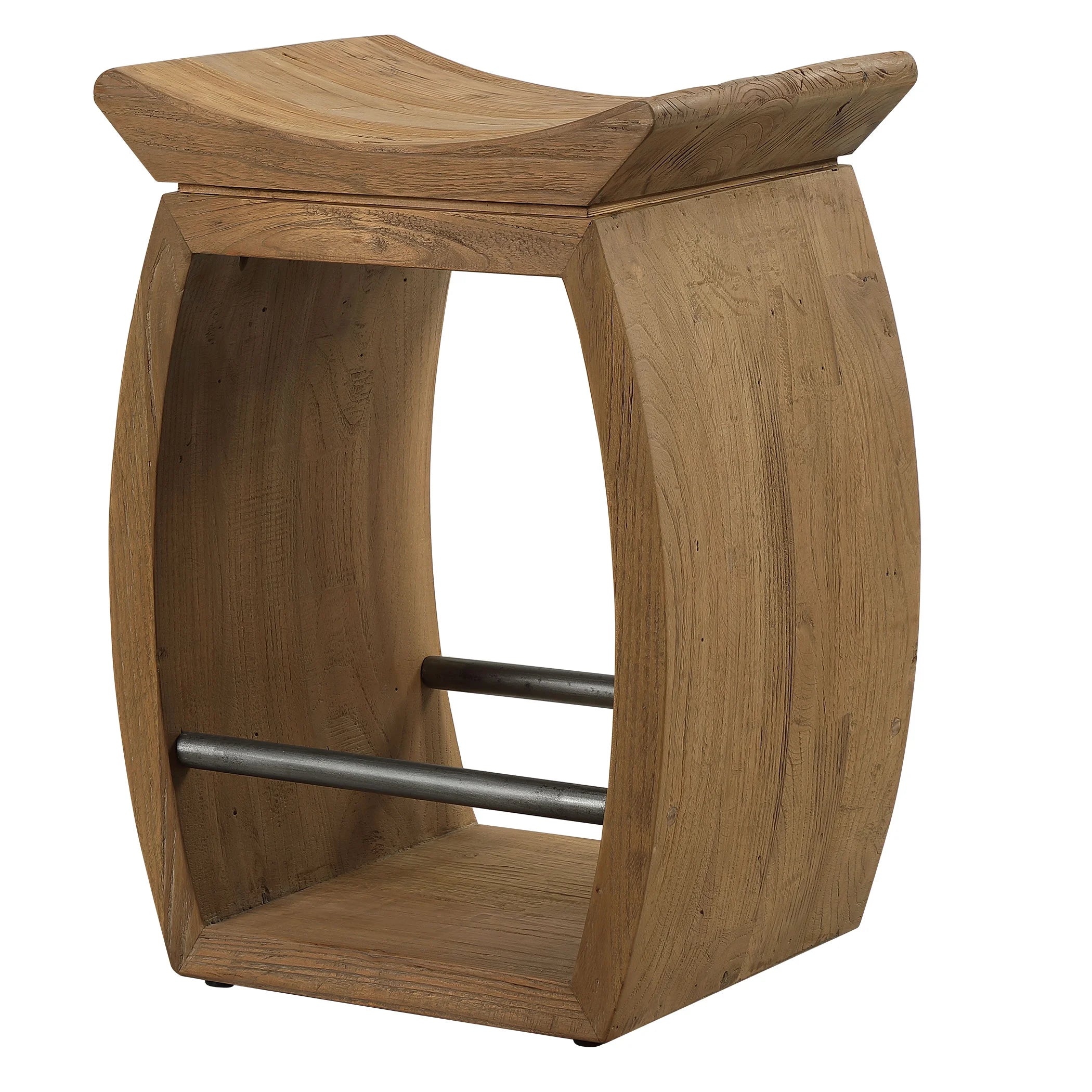 Modern Wood Counter Stool Y843893