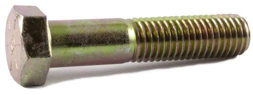 3/4-10 x 4 3/4 Grade 8 Hex Cap Screw Yellow Zinc Plated (25) N564