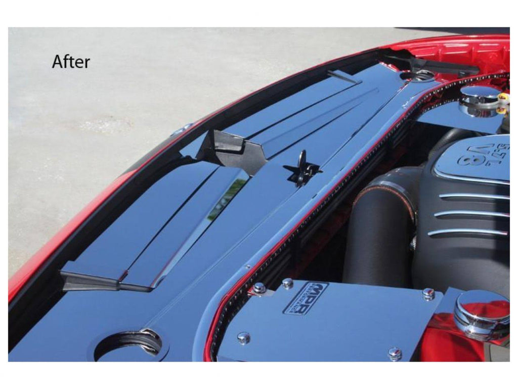 Polished 8pc Header Plate Front Extension Kit Y840363