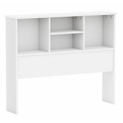 White Twin Bookcase Headboard U5720