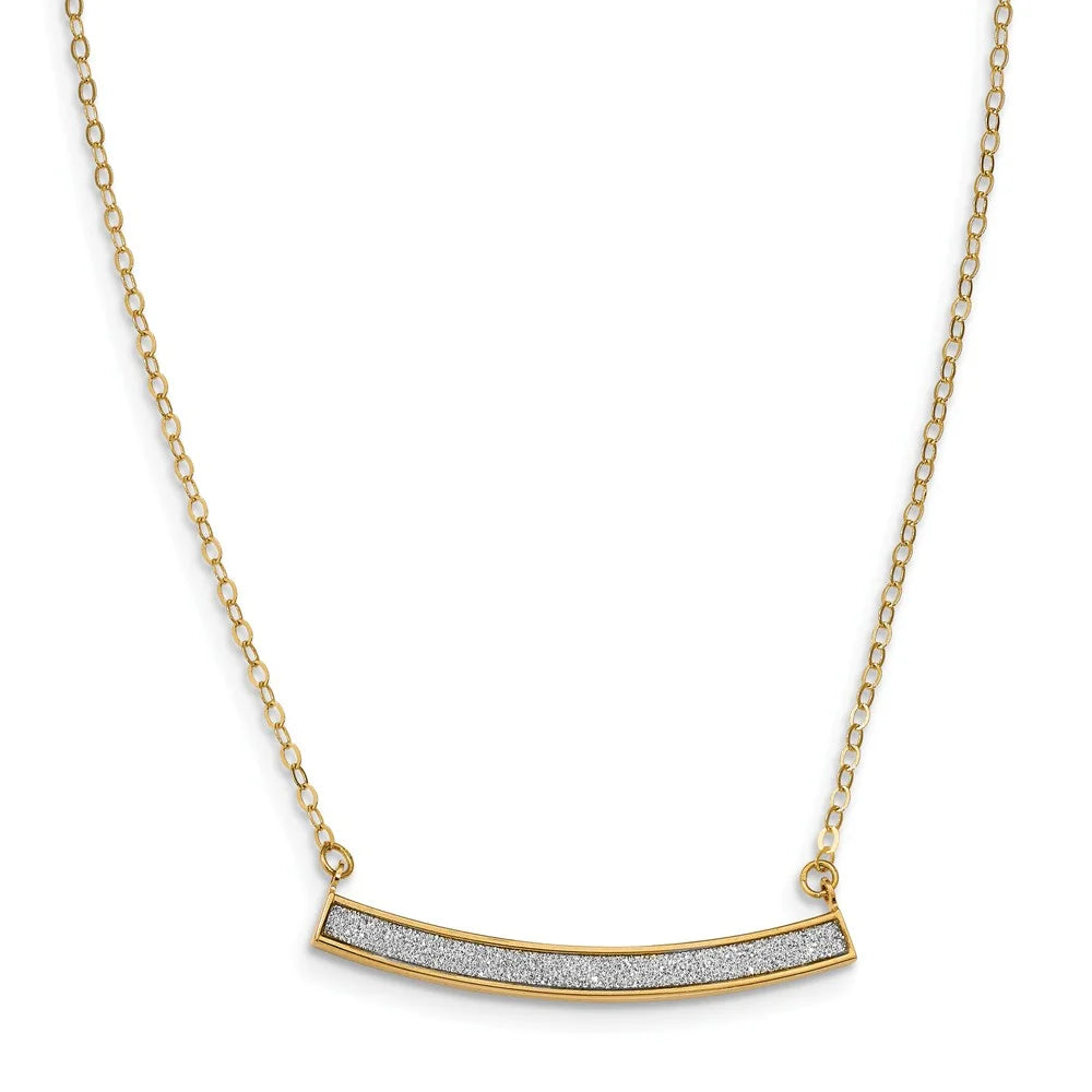 14kt Yellow Gold Polished Necklace U799