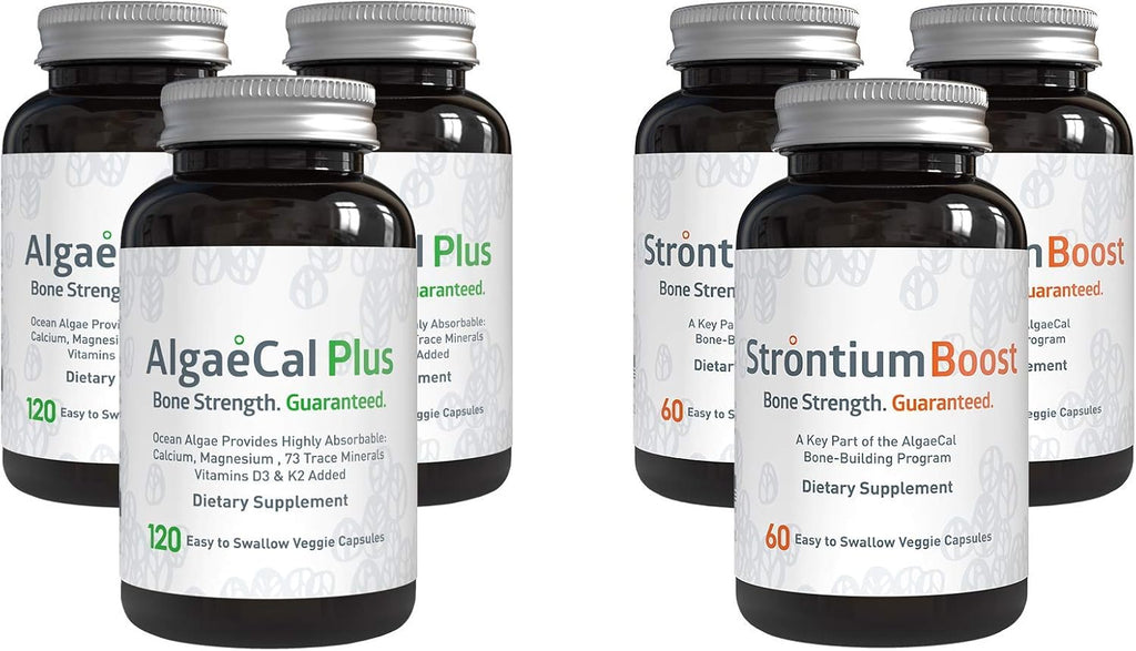 Plant-Based Calcium Supplement with Magnesium, Boron, Vitamin K2 + D3, 3 Month Supply P731615