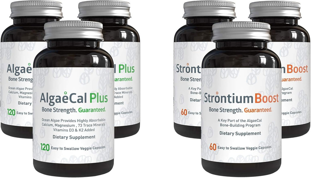 Plant-Based Calcium Supplement with Magnesium, Boron, Vitamin K2 + D3, 3 Month Supply P731615