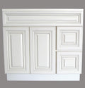 White Single-sink Bathroom Vanity Base Cabinet 36 Wide x 21 Deep K95145