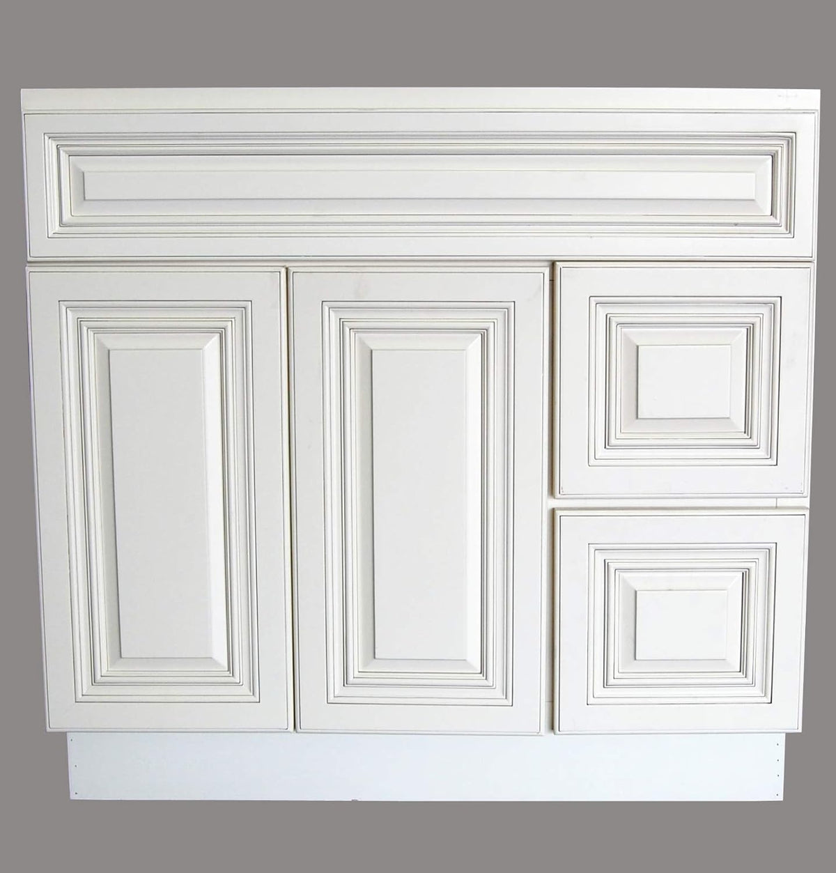White Single-sink Bathroom Vanity Base Cabinet 36 Wide x 21 Deep K95145