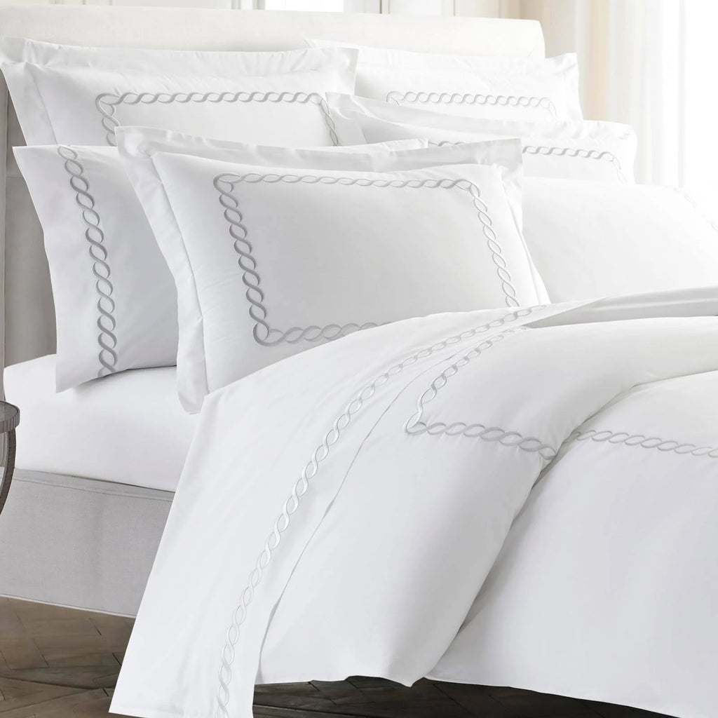 King Silver Duvet Cover Q4566