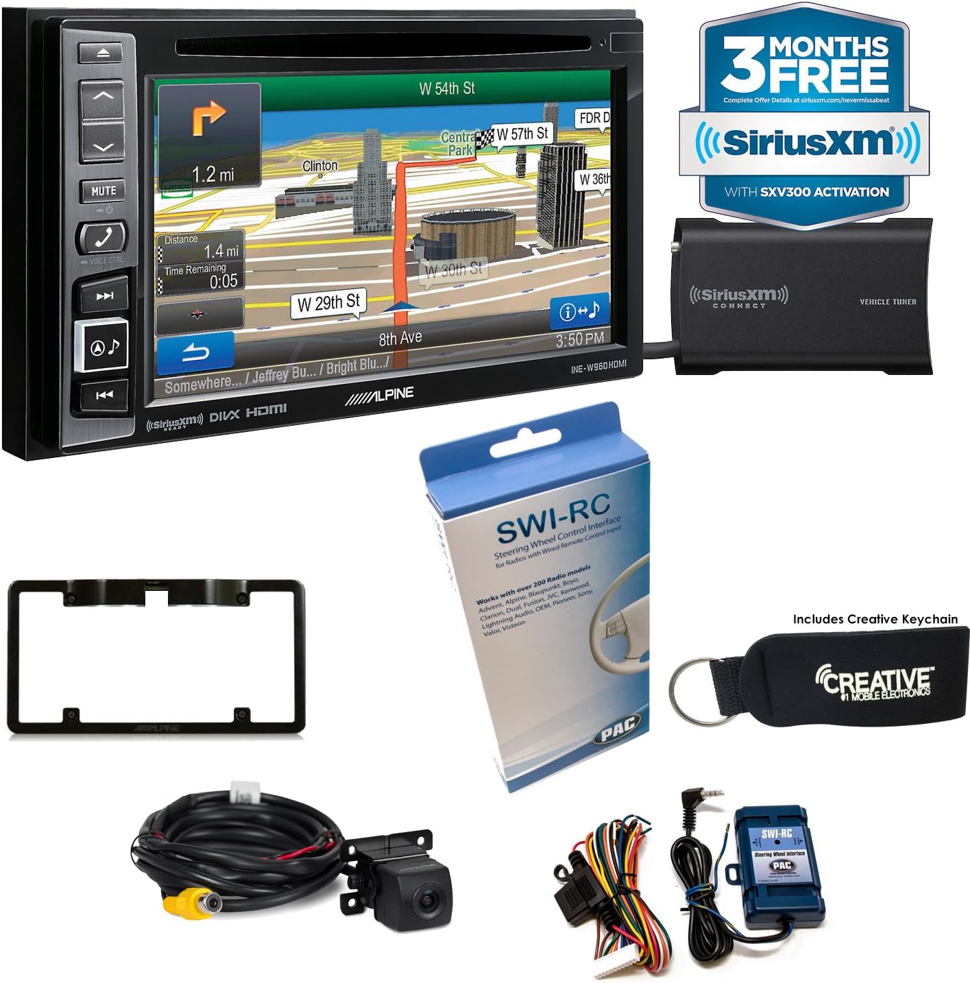 Audio/Navigation System with Backup Camera Bundle V349620