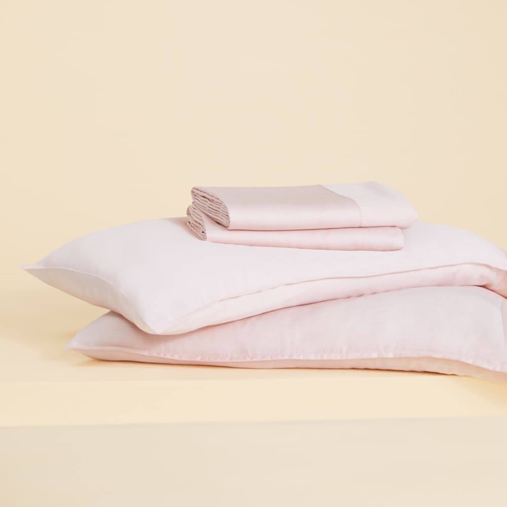 Light Blue 4-Piece Eucalyptus Sheet Set K16457