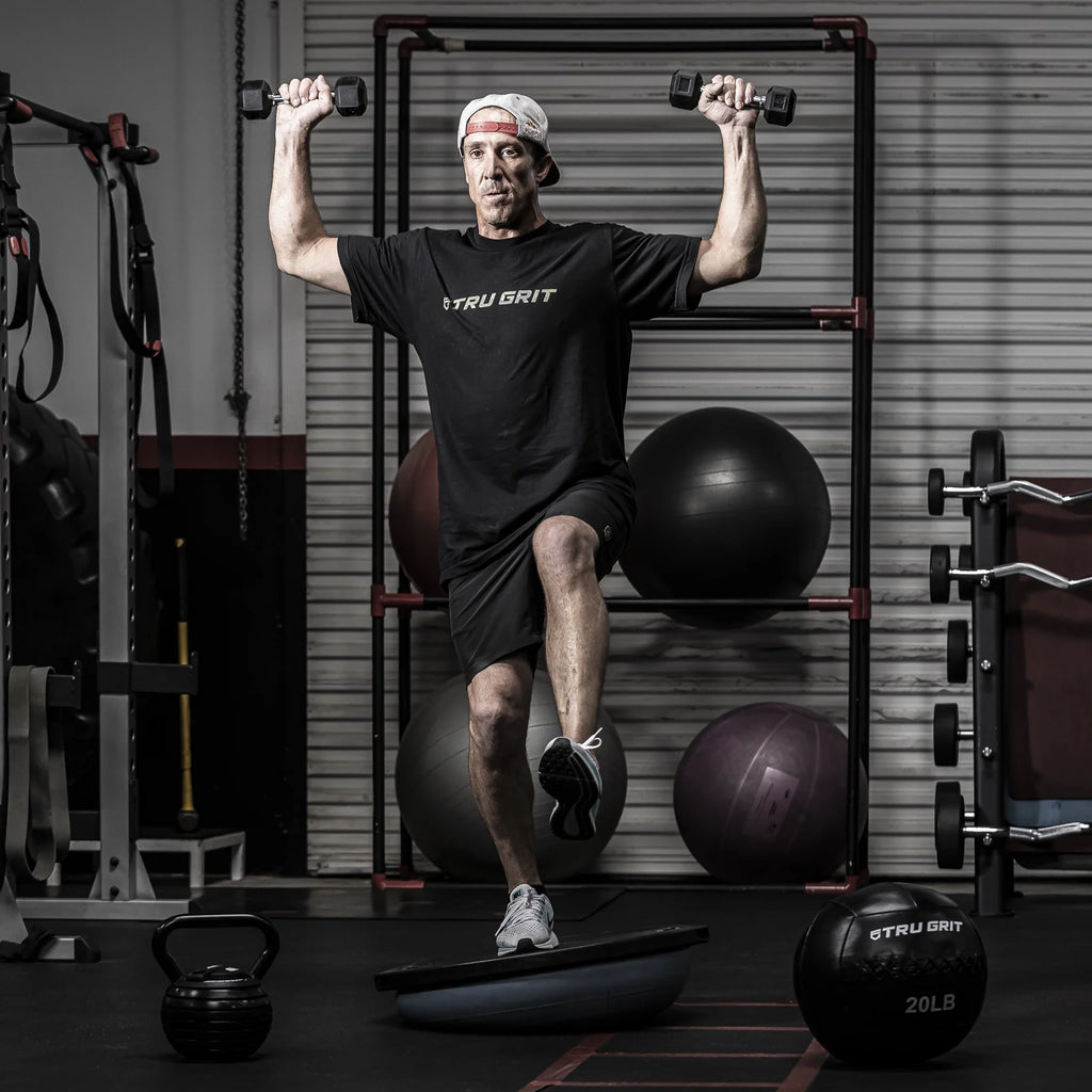 25 lb Black Hex Rubber Dumbbell C3438