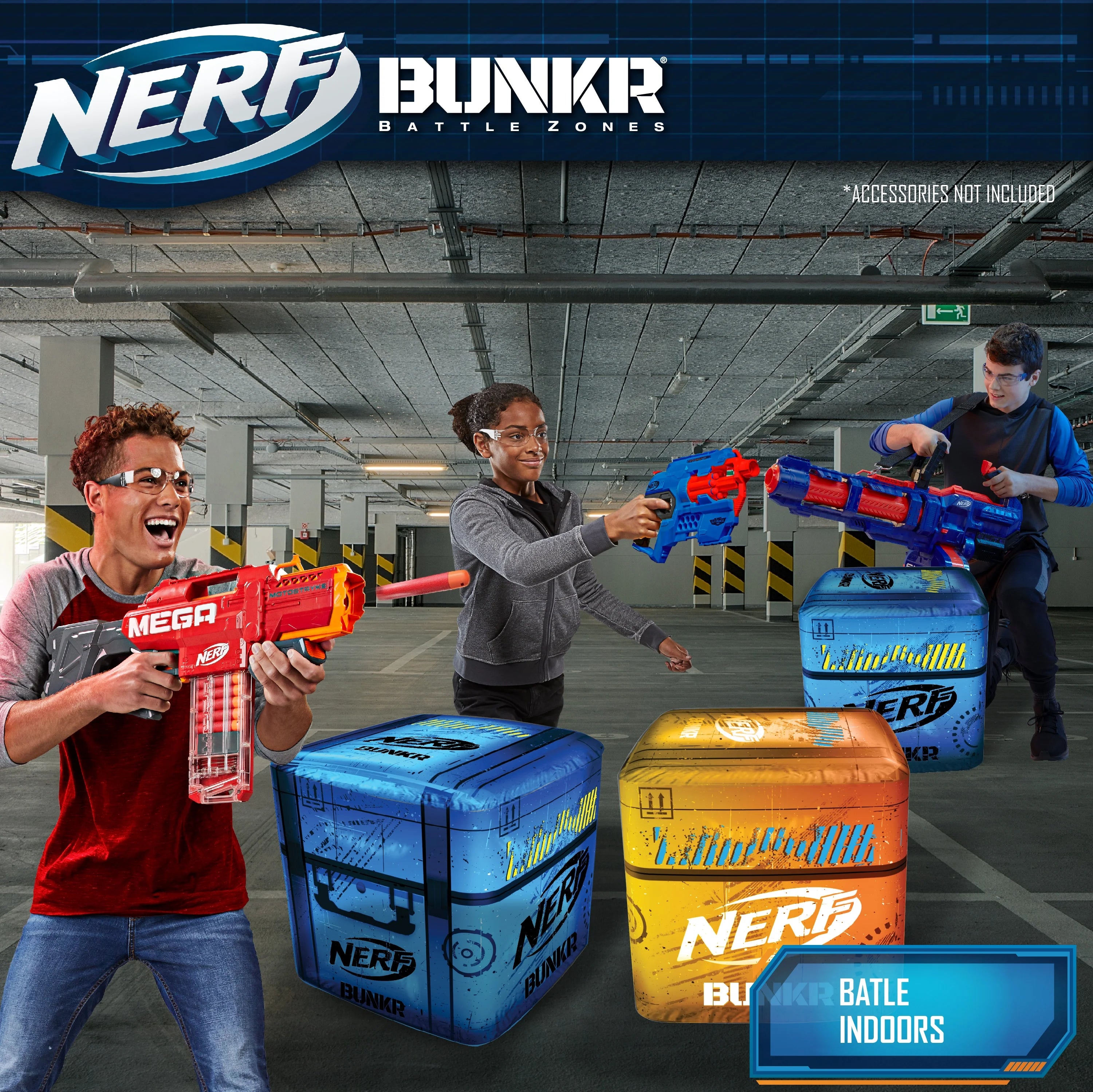 Nerf Bunkr Go Battle Set (3 Pack) M38715