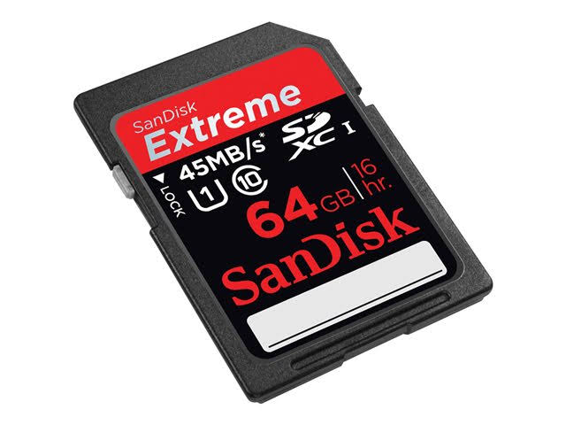 64GB Extreme SDXC Card Y84224