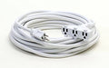 White 100 ft. AC Extension Cord C6345