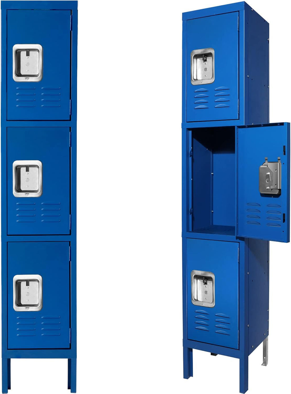 5-Tier Steel Grey Storage Cabinet Locker with 5 Doors B765