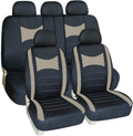 Black Full Set Car Seat Covers U35372