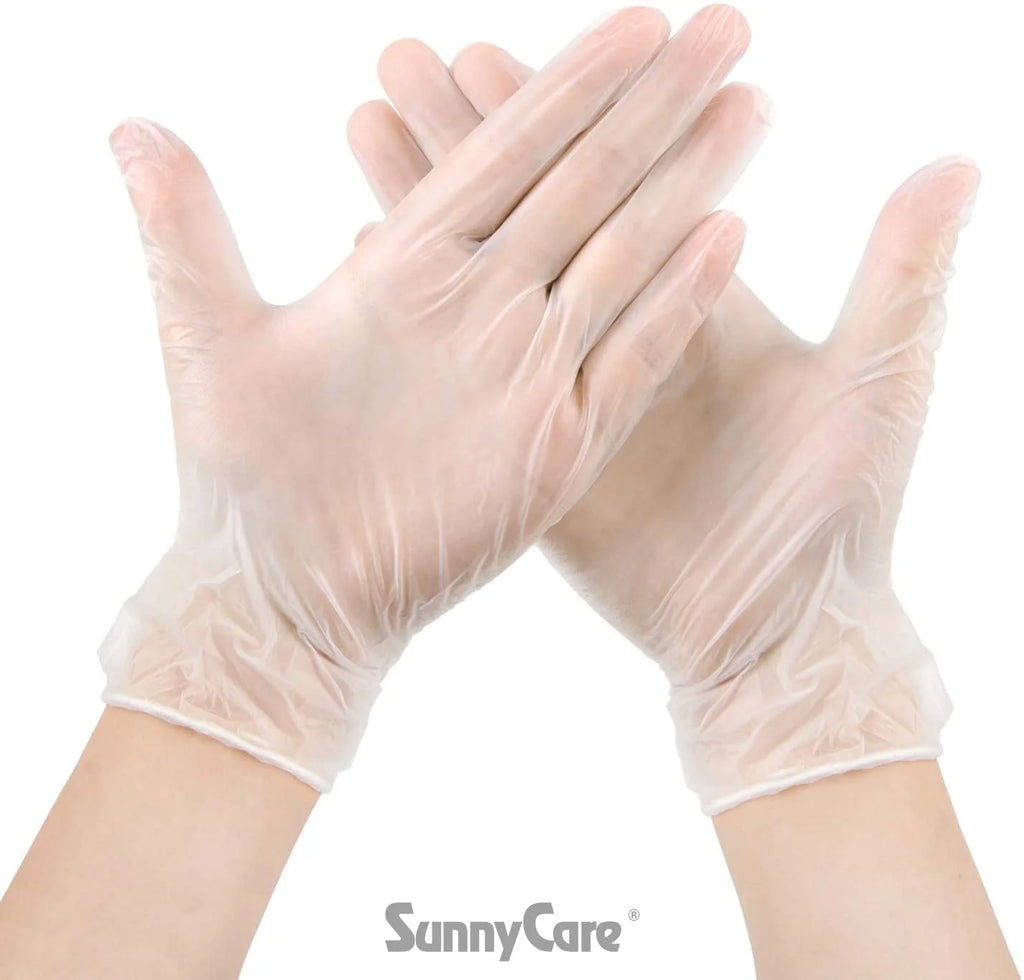 1000pcs Powder Free Disposable Vinyl Gloves XL C90231