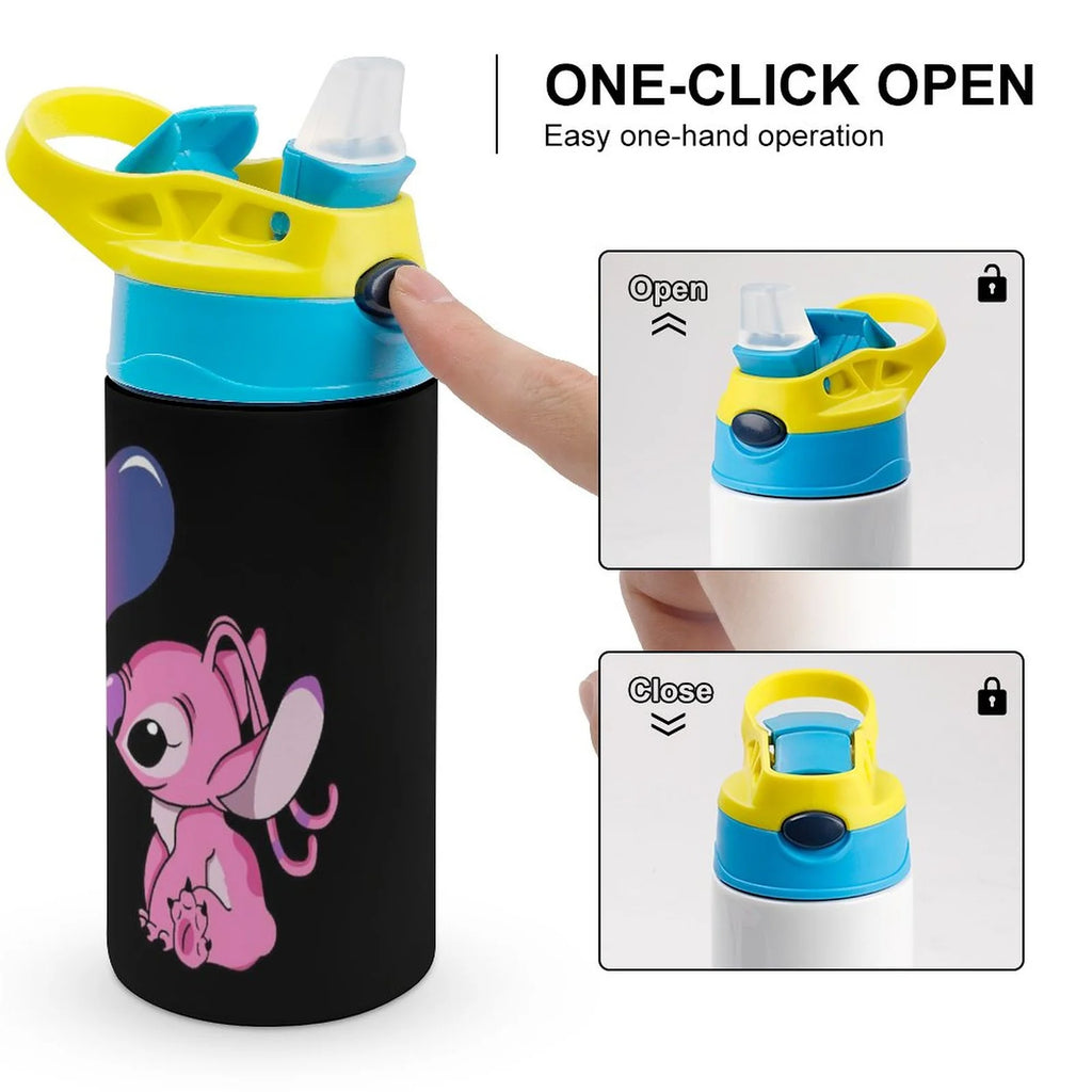 Stainless Steel Vacuum Insulated Water Bottle With Straw P53388