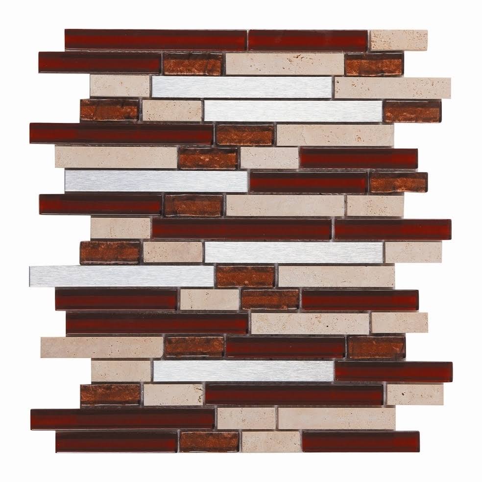 Mosaic Wall Tile (Pack of 6) J2168
