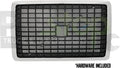 Black Chrome Front Hood Radiator Grill with Bug Screen P62148