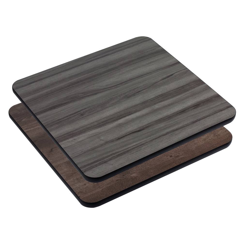 36x22 Square Gray / Brown Reversible Laminate Table Top I73120