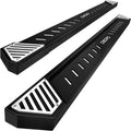 Textured Black Steel Running Boards Side Step Rails G9716