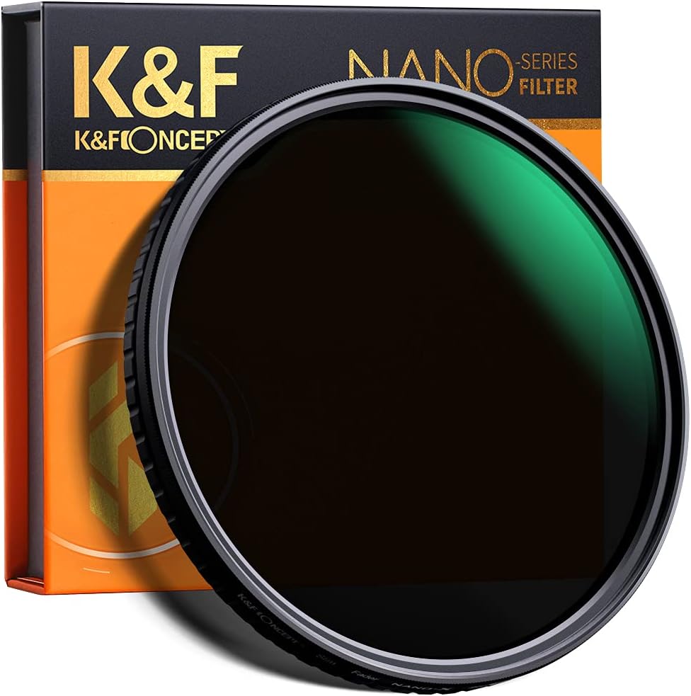 67mm Fader ND Filter Variable ND2 to ND32 for Camera Lens, Pack of 2 Y419097