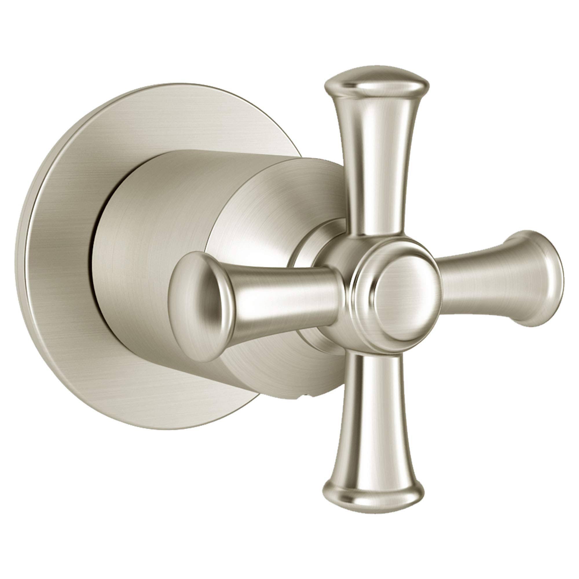 Brushed Nickel Diverter Cross Handle Trim Kit N746859