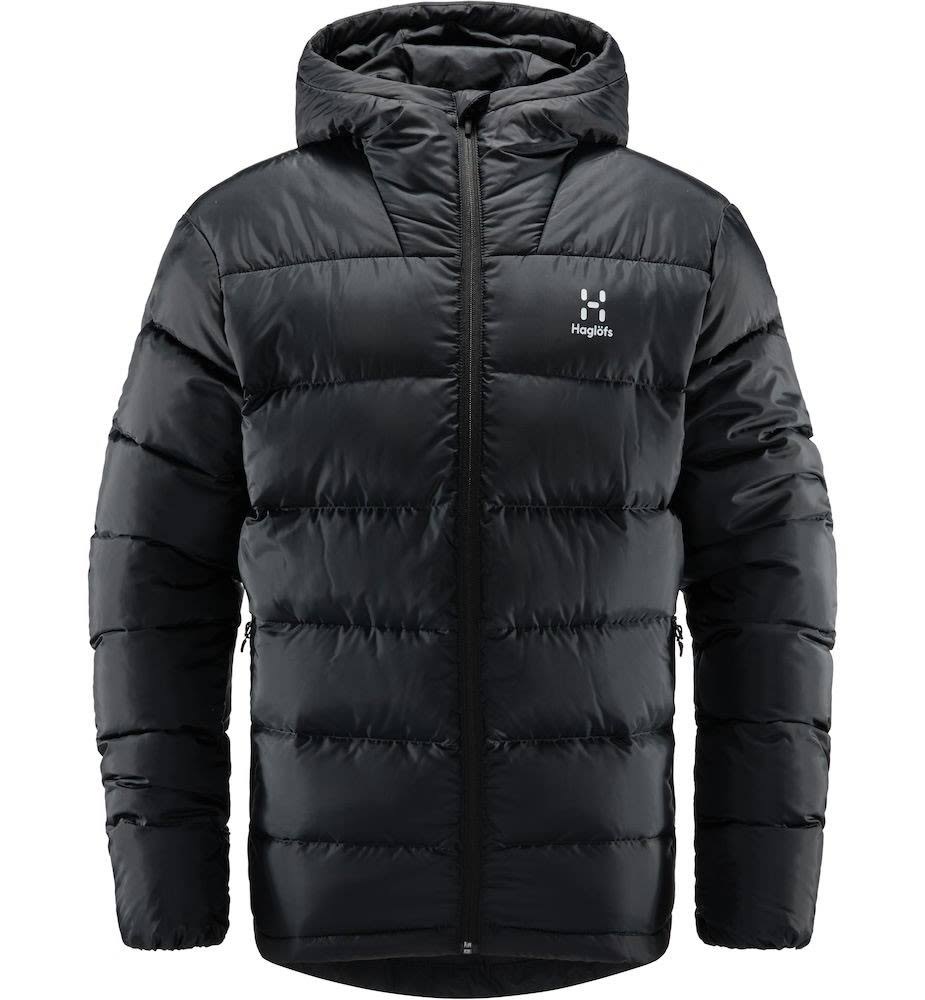 True Black Down Hood Jacket J4610