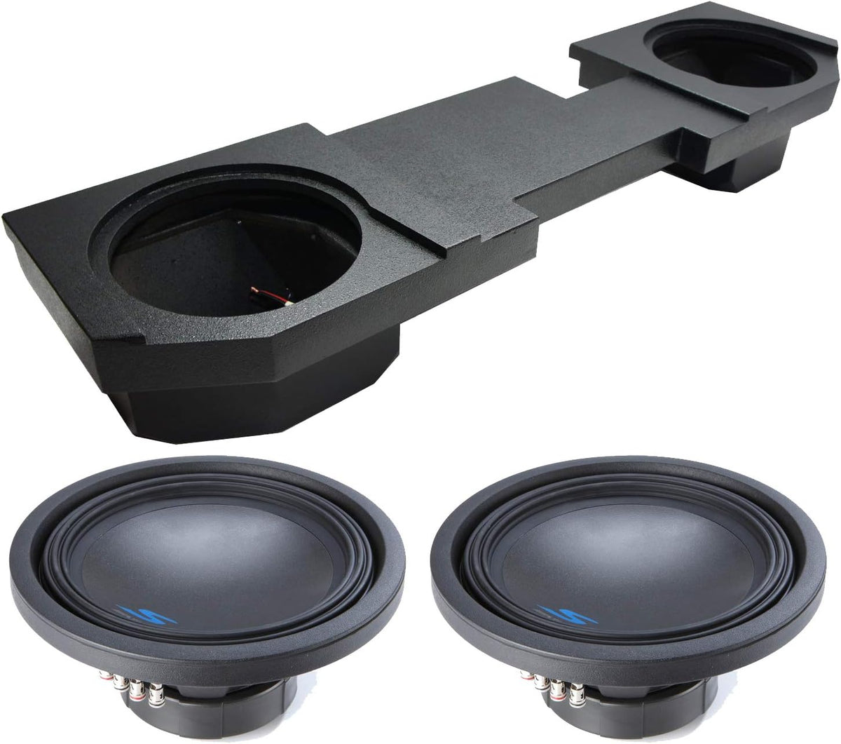 Dual 12" Rhino Coated Sub Box Enclosure S12567