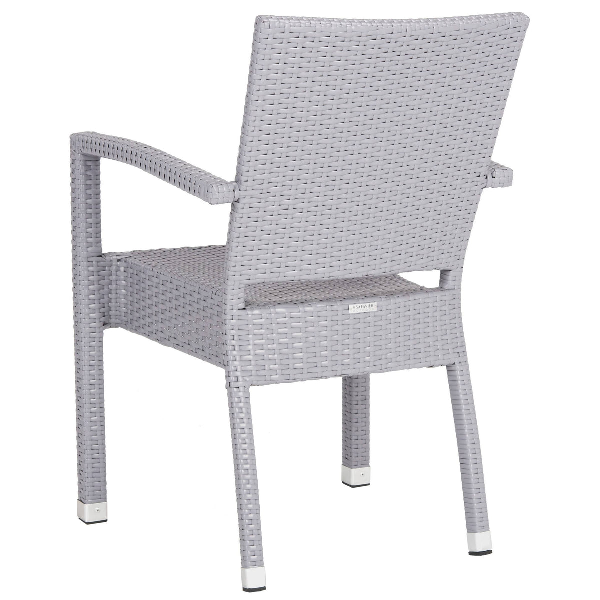 Stacking Arm Chair Grey Set of 2 K529652