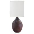 24 inch One Light Stoneware Table E28330