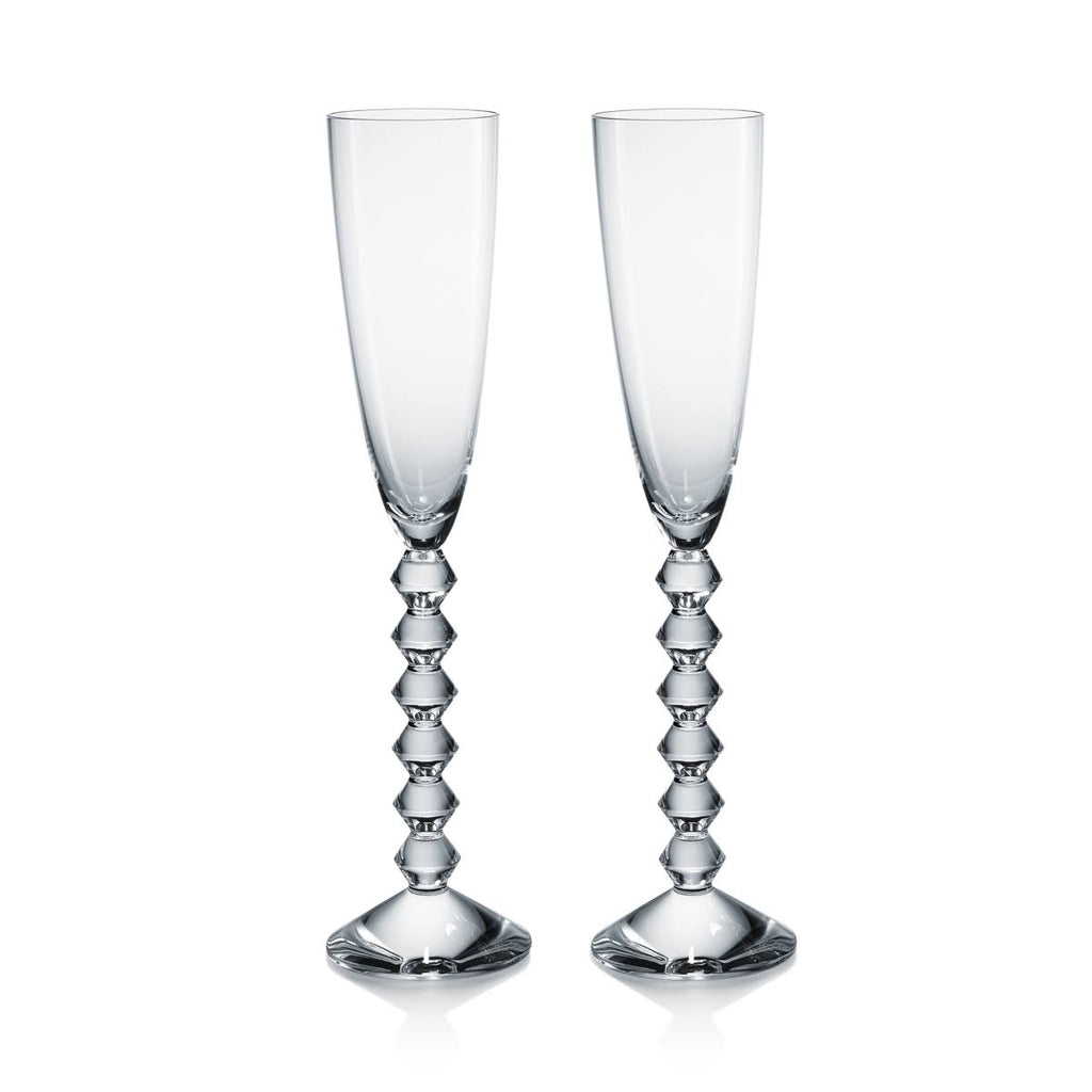 Blue Crystal Flute Set of 2 L2725