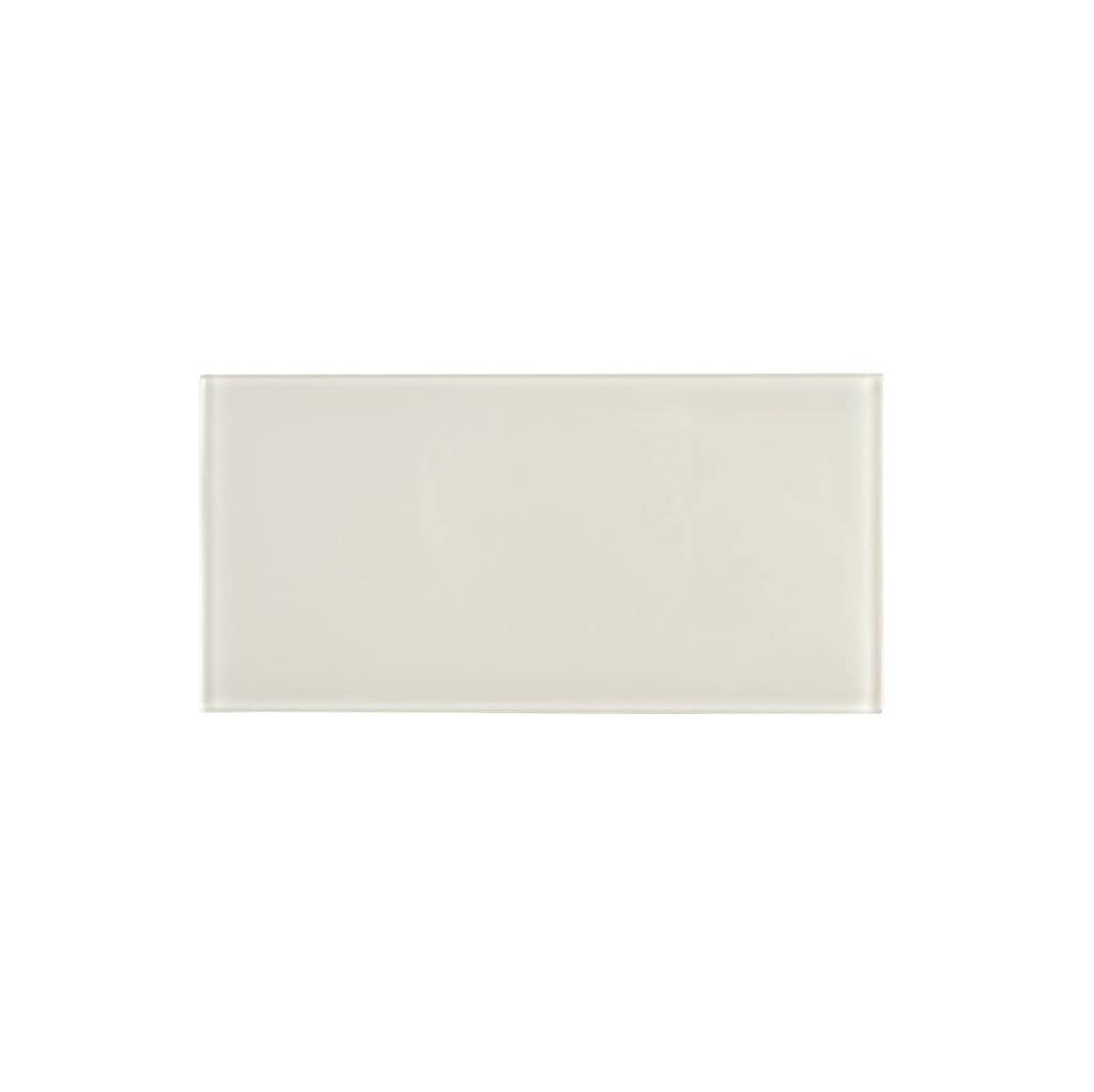Ivory Glass Peel & Stick Subway Tile G693