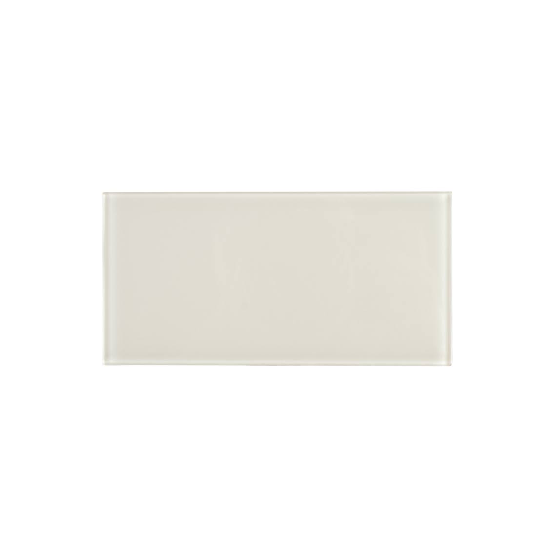 Ivory Glass Peel & Stick Subway Tile G693