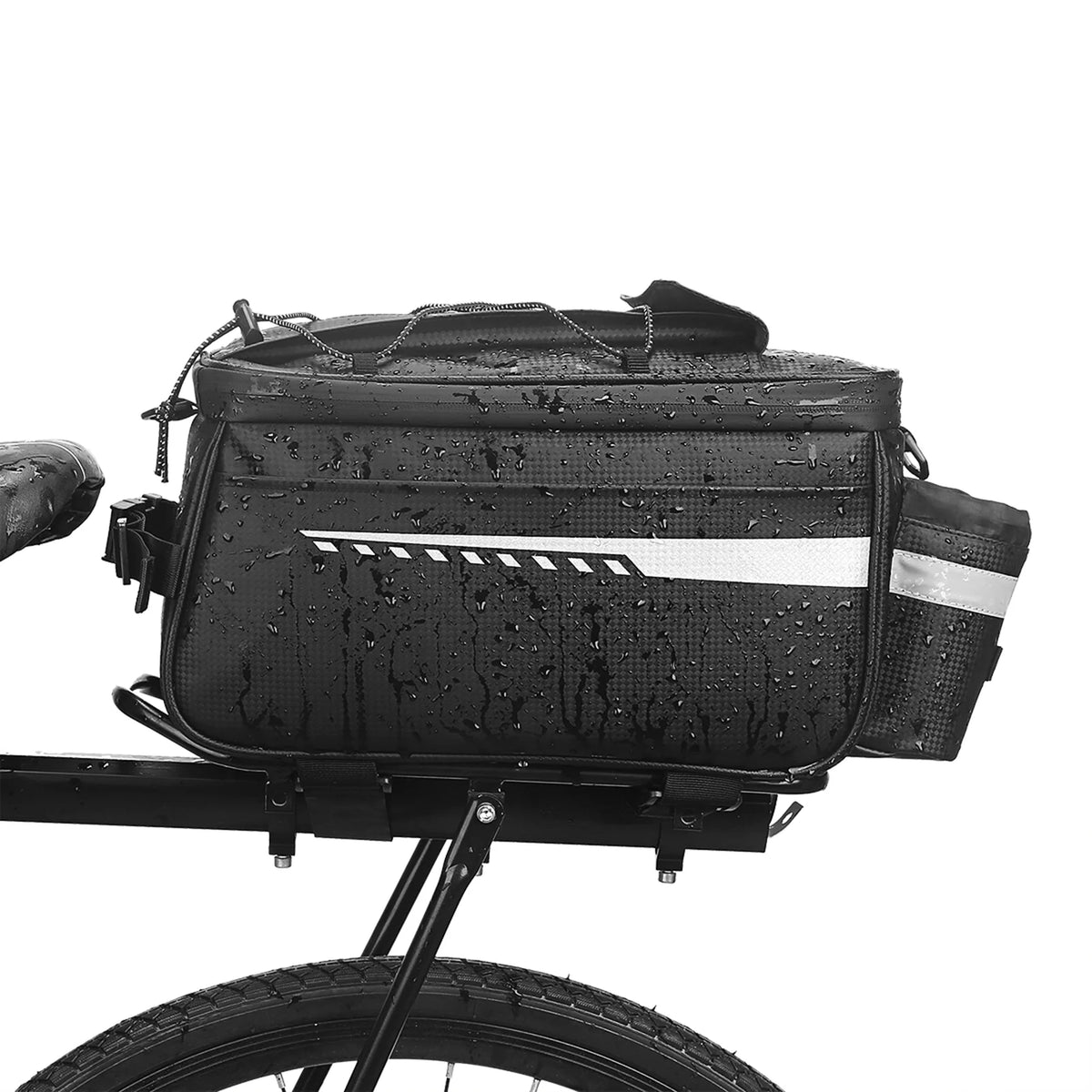 Insulated Waterproof Bicycle Rear Rack Trunk Cooler Bag Y556096