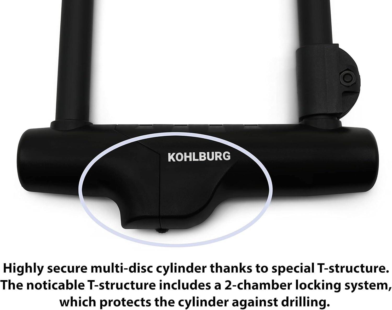 Large Bicycle U Lock with 67” Cable, Pack of 2 W829