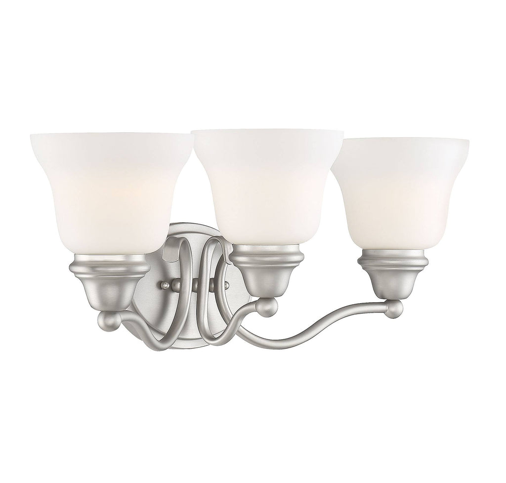 Pewter 3 Light Bath Bar J941