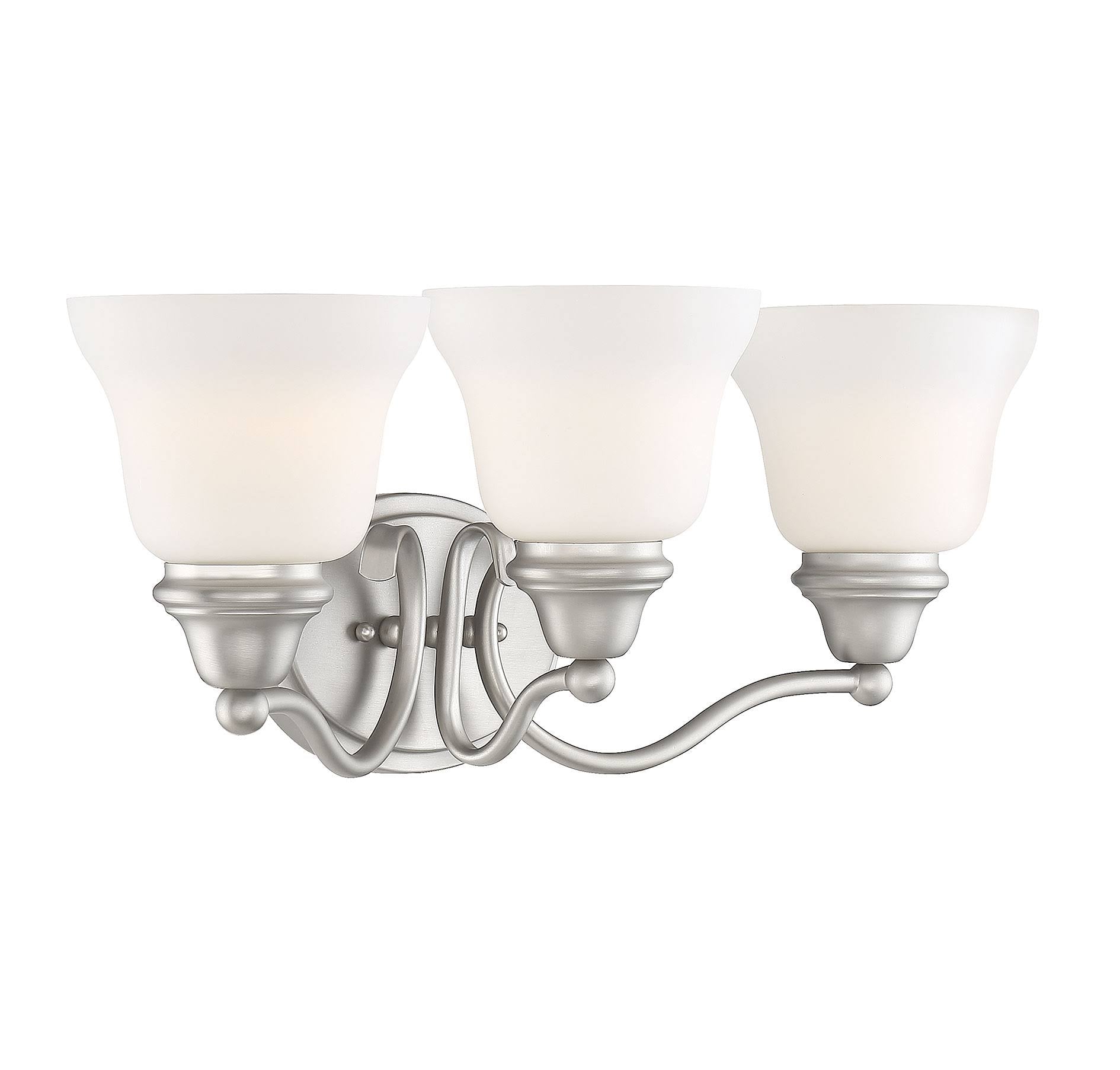 Pewter 3 Light Bath Bar J941