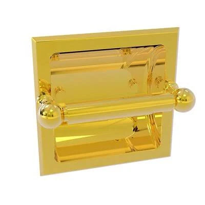 Polished Brass Recessed Toilet Paper Holder U92168