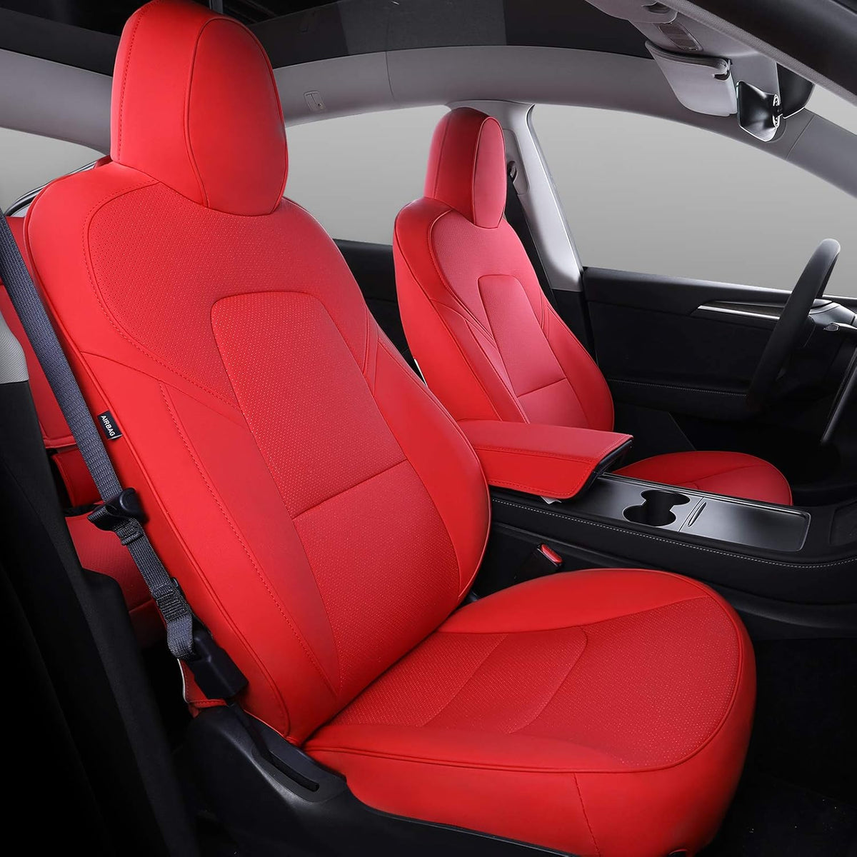 PU Leather Car Seat Cover for Tesla Model 3 O2757