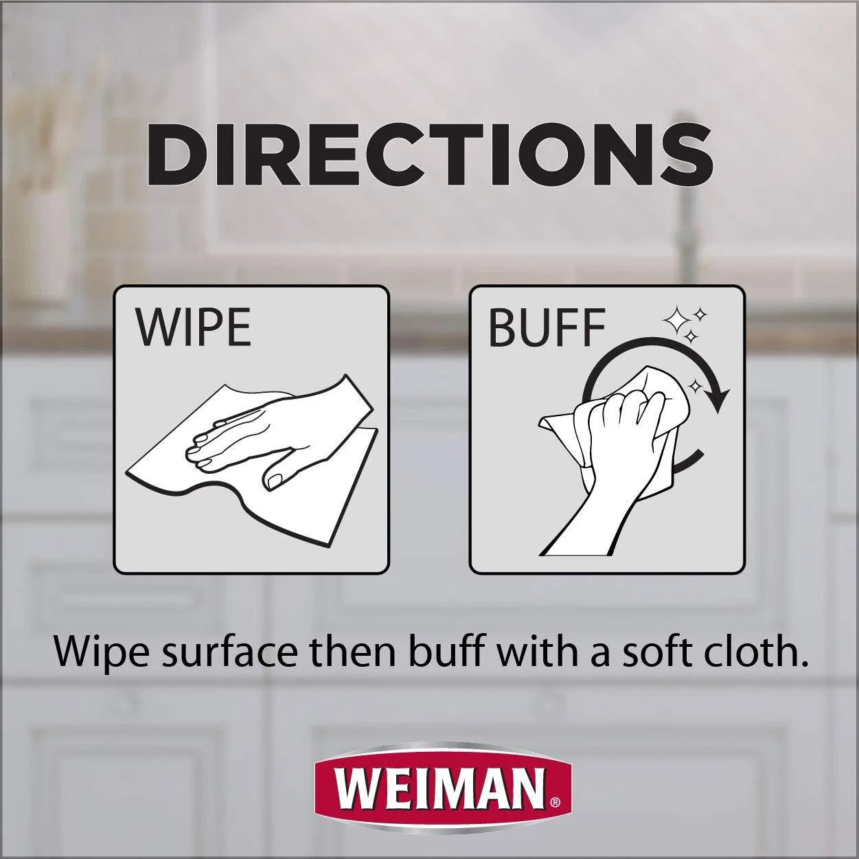 Stainless Steel Cleaner Wipes, 2 Pack, Fingerprint Resistant U117