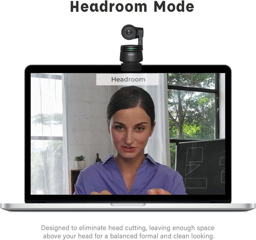 4K PTZ Webcam with AI-Tracking Auto-Framing Gesture Control HDR 4X Zoom Dual Omni-Directional Mic E7429