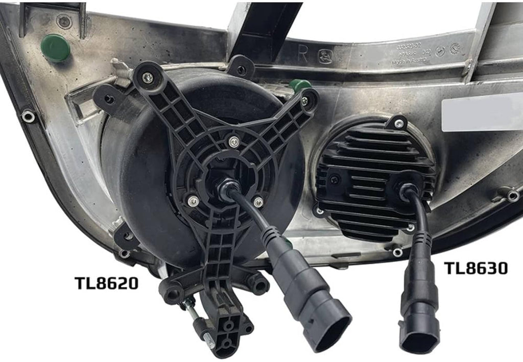 12V LED Large Round Headlight D5928