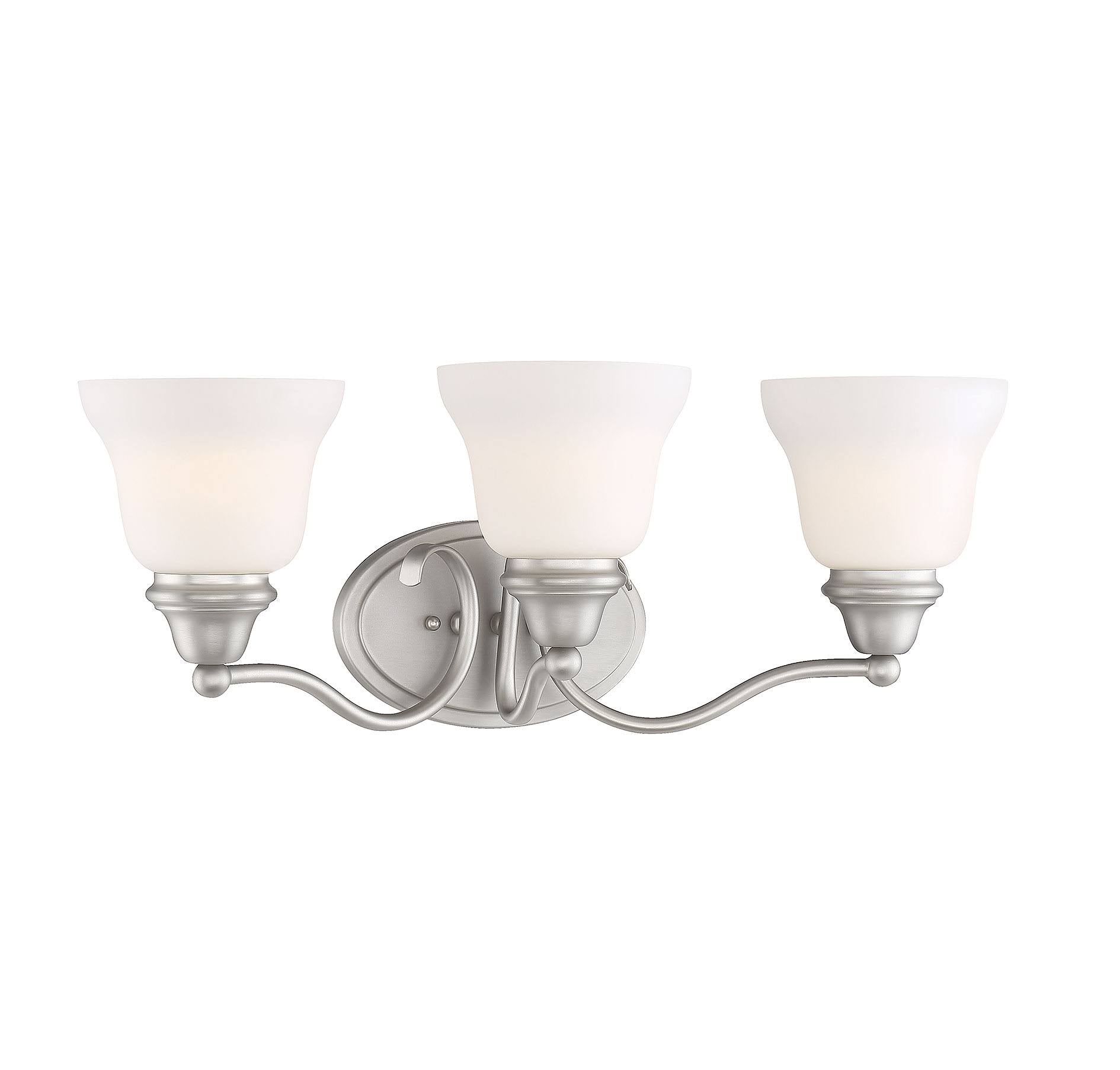Pewter 3 Light Bath Bar J941