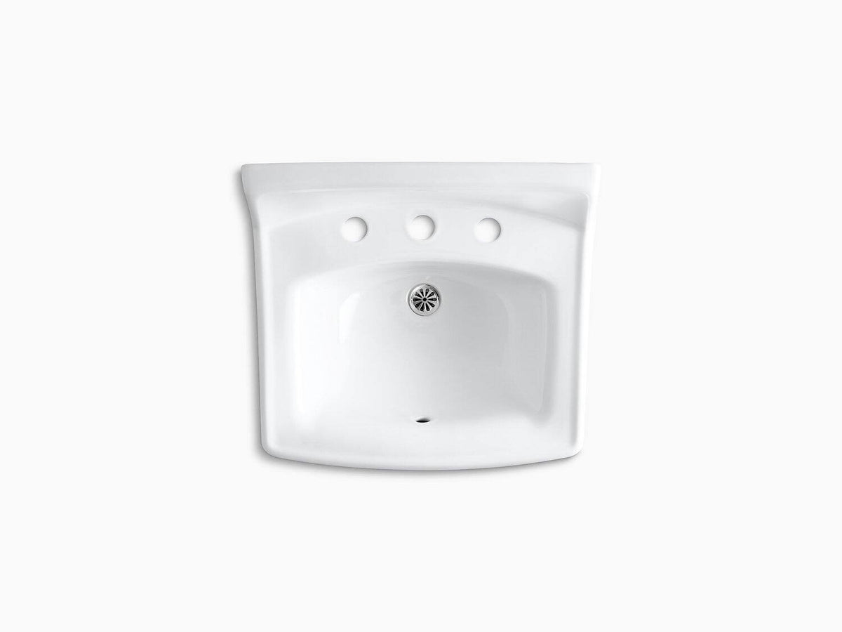 Bathroom Sink with Widespread Faucet Holes E286