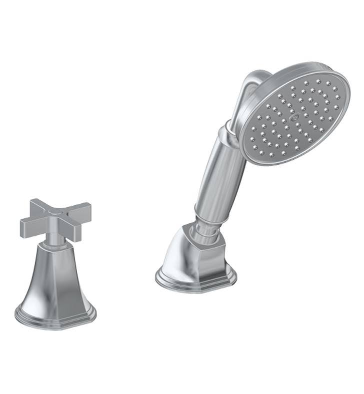 Polished Nickel Deck Mounted Handshower and Diverter Set N137654