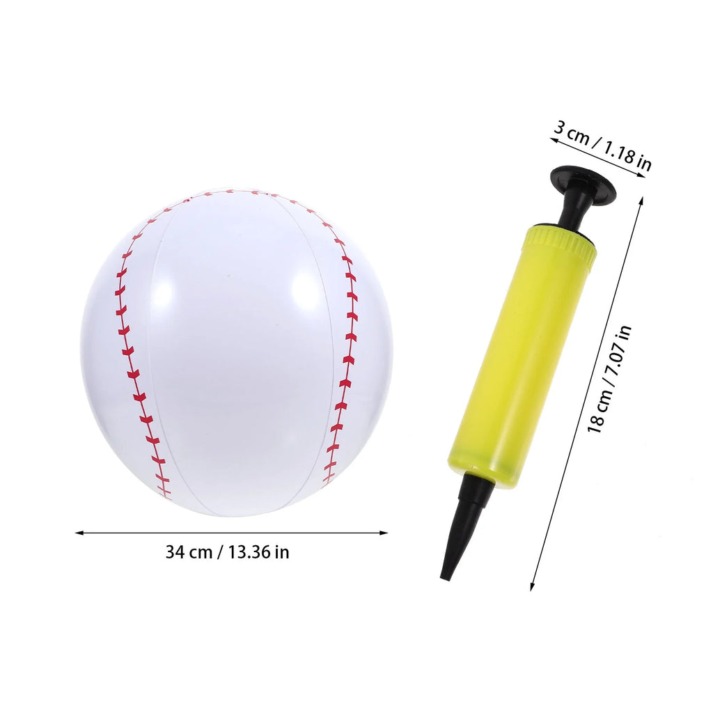 Inflatable Baseball Softball Plastic Pvc Pool Toy I985451