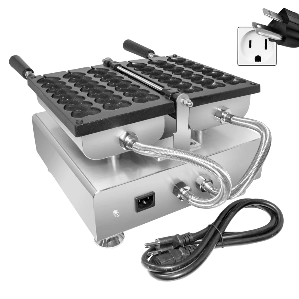 Heart-Shaped Waffle Maker W9529